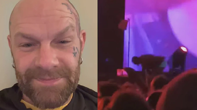 Ivan Moody, do FIVE FINGER DEATH PUNCH, Fratura Costela Durante Show no Louder Than Life; Veja Vídeo